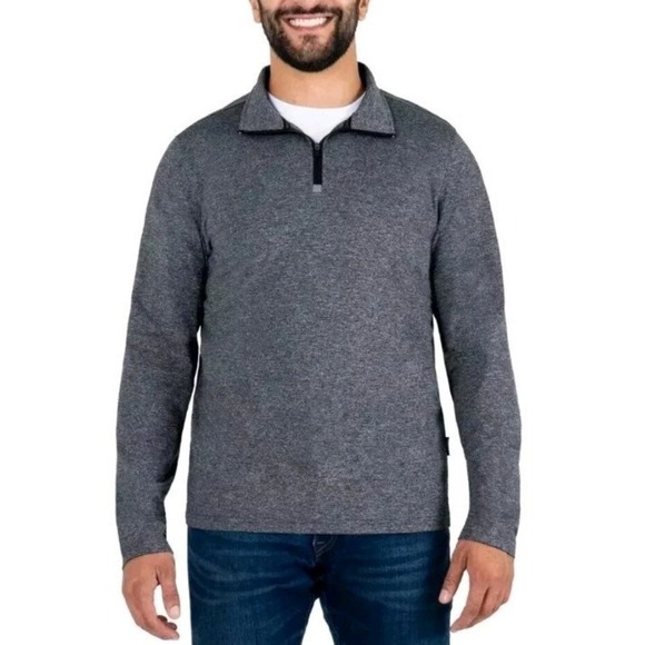 Gerry Weber Other - Gerry Men's‎ 1/4 Zip pullover Long Sleeve Shirt, Gray Medium